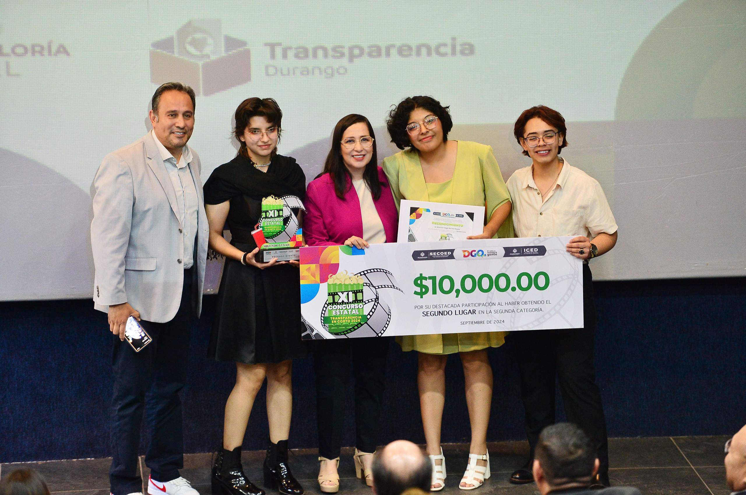 Jóvenes creativos promueven la transparencia con cortometrajes; Gobierno del Estado los premia