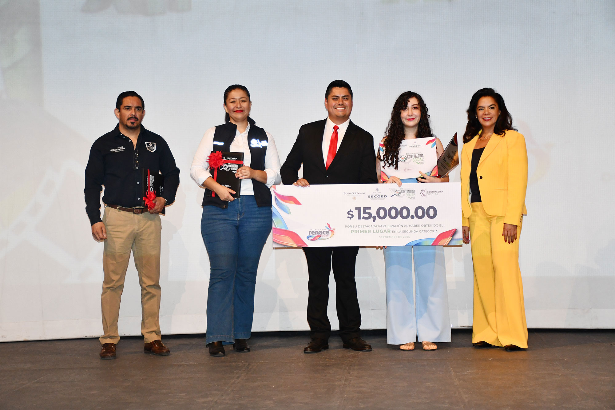 Reconoce Gobierno del Estado a ganadores del Premio Nacional de Contraloría Social 2025 en su etapa estatal